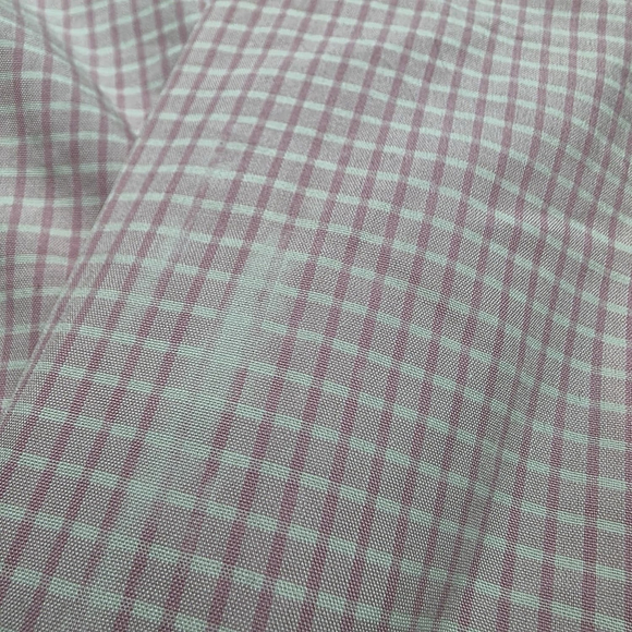 Brooks Brothers Makers Pink Check Button Down Shirt 15-33 All Cotton USA - Picture 6 of 9